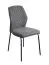 Stuhl Maridi 243, Farbe: Dunkelgrau - Abmessungen: 92 x 47 x 56 cm (H x B x T)
