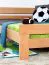 Kinderbett 120 x 200 cm | Massivholz: Buche | Natur Lackiert Abbildung