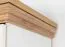 Kommode Badile 02, Farbe: Kiefer Weiß / Braun - 98 x 127 x 46 cm (H x B x T)
