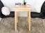 Tisch Kiefer massiv Vollholz natur Junco 233A (eckig) - 60 x 60 cm (B x T)