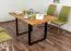 Esstisch Wooden Nature 411 Eiche massiv geölt, Tischplatte glatt - 140 x 90 cm (B x T)