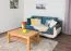 Couchtisch Wooden Nature 121 Kernbuche massiv - 45 x 105 x 65 cm (H x B x T)