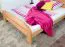 Doppelbett / Gästebett Wooden Nature 140 Buche massiv Natur, inkl. Lattenrost - 160 x 200 cm (B x L)