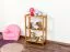 Regal Kiefer massiv Vollholz Erlefarben Junco 57C - 60 x 30 x 86 cm (B x T x H)