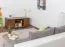 TV-Unterschrank Kiefer Vollholz massiv Eichefarben 002 - Abmessung 55 x 136 x 47 cm (H x B x T)