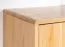 Drehtürenschrank / Kleiderschrank Eiche massiv natur Aurornis 03 - Abmessungen: 200 x 96 x 60 cm (H x B x T)