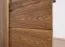 Vitrine Fazenda 03, Farbe: Dunkelbraun, Eiche teilmassiv – 199 x 61 x 41 cm (H x B x T)