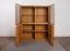 Vitrine Jussara 02, Farbe: Natur, Eiche teilmassiv - 150 x 124 x 42 cm (H x B x T)