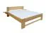 Doppelbett / Gästebett Buche massiv Vollholz natur 110, inkl. Lattenrost - Abmessung 180 x 200 cm