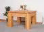 Couchtisch Tasman 19 Kernbuche massiv geölt - Abmessungen: 60 x 60 x 40 cm (B x T x H)