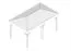 Pavillon Alegre Grande aus druckimprägnierter Kiefer - Abmessung: 290 x 490 cm (L x B)