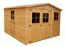 Gerätehaus, Gartenschuppen, Gartenhaus - 3 x 3 Meter - aus Holz / Blockbohlen - inkl. Dachpappe - Satteldach Abbildung