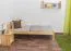 Kinderbett 80 x 200 cm | Massivholz: Kiefer | Natur Lackiert Abbildung