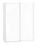 Schiebetürenschrank / Kleiderschrank Tornved 07, Farbe: Weiß - Abmessungen: 200 x 151 x 62 cm (H x B x T)