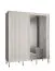 Moderner Schiebetürenschrank Jotunheimen 151, Farbe: Weiß - Abmessungen: 208 x 180,5 x 62 cm (H x B x T)