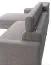 Modernes Ecksofa Halen 01, Farbe: Grau - Abmessungen: 95 x 247 x 163 cm (H x B x T) - Ottomane: Links