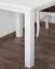 Tisch Kiefer massiv Vollholz weiß lackiert Junco 239B (eckig) - Abmessung 90 x 90 cm