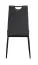 Stuhl Maridi 249, Farbe: Dunkelgrau - Abmessungen: 97 x 47 x 54 cm (H x B x T)