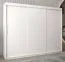 Schiebetürenschrank / Kleiderschrank Bisaurin 6A, Farbe: Weiß matt - Abmessungen: 200 x 250 x 62 cm ( H x B x T)