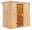 Sauna Giulia 04, 68 mm Wandstärke - 210 x 132 x 202 cm (B x T x H)