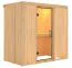 Sauna Giulia 07, 68 mm Wandstärke - 196 x 118 x 198 cm (B x T x H)