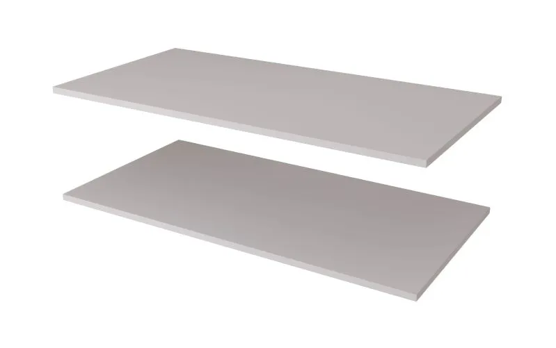 Holzeinlegeboden für Kleiderschrank | 4er Set | Farbe: Weiß | für Schränke mit der Breite: 200 cm
