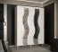 Kleiderschrank im außergewöhnlichen Stil Jotunheimen 221, Farbe: Weiß - Abmessungen: 208 x 150,5 x 62 cm (H x B x T)