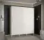 Schlichter Schiebetürenschrank mit genügend Stauraum Jotunheimen 127, Farbe: Weiß - Abmessungen: 208 x 180,5 x 62 cm (H x B x T)