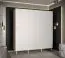 Schiebetürenschrank mit zwei Kleiderstangen Jotunheimen 237, Farbe: Weiß - Abmessungen: 208 x 200,5 x 62 cm (H x B x T)