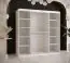 Außergewöhnlicher Kleiderschrank mit stylischen Design Balmenhorn 61, Farbe: Weiß matt - Abmessungen: 200 x 180 x 62 cm (H x B x T)