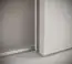Einzigartiger Schiebetürenschrank mit Marmor-Optik Jotunheimen 25, Farbe: Weiß - Abmessungen: 208 x 100,5 x 62 cm (H x B x T)