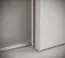 Schlichter Schiebetürenschrank mit genügend Stauraum Jotunheimen 127, Farbe: Weiß - Abmessungen: 208 x 180,5 x 62 cm (H x B x T)