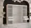 Kleiderschrank mit stylischen Design Balmenhorn 65, Farbe: Weiß matt - Abmessungen: 200 x 200 x 62 cm (H x B x T), mit genügend Stauraum