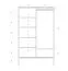Schrank Wellsford 44 Kernbuche massiv geölt - Abmessungen: 175 x 108 x 60 cm (H x B x T)