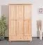 Kleiderschrank Kiefer natur 120