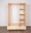 Kiefer Kleiderschrank Breite 120 cm