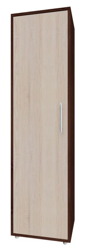 Schrank Curug 15, Farbe: Nuss / Ulme - Abmessungen: 188 x 50 x 34 cm (H x B x T)