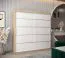 Schiebetürenschrank / Kleiderschrank Jan 05A, Farbe: Eiche Sonoma / Weiß matt - Abmessungen: 200 x 200 x 62 cm ( H x B x T)