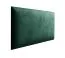 Polsterpaneele, 10er Set, Farbe: Dunkelgrün, Bezug: Velour, Maße: 38 x 30 cm