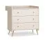 Babyzimmer Wickelaufsatz für Kommode Knut 01 | Farbe: Beige | Maße: 90 x 26,5 x 15 cm | Kinderzimmer