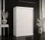 Edler Kleiderschrank mit schlichten Design Balmenhorn 05, Farbe: Weiß matt - Abmessungen: 200 x 120 x 62 cm (H x B x T), mit fünf Fächern und zwei Kleiderstangen