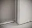 Schiebetürenschrank im stylischen Design Jotunheimen 125, Farbe: Weiß - Abmessungen: 208 x 150,5 x 62 cm (H x B x T)