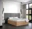 Wandpaneel mit eleganten Design Farbe: Grau - Abmessungen: 42 x 84 x 4 cm (H x B x T)