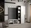 Wandpaneel mit eleganten Design Farbe: Grau - Abmessungen: 42 x 84 x 4 cm (H x B x T)