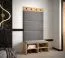 Wandpaneel mit eleganten Design Farbe: Grau - Abmessungen: 42 x 84 x 4 cm (H x B x T)