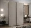 Kleiderschrank / Schiebetürenschrank | 2 Schiebetüren | 11 Fächer | 245,5 x 180 x 64 cm | 2 Kleiderstangen | 10 Einlegeböden | Farbe: Kaschmir | Soft-Close