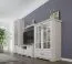 Vitrine Falefa 07, Farbe: Elfenbein - 128 x 101 x 49 cm (H x B x T)