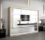 Schiebetürenschrank / Kleiderschrank Aizkorri 06B mit Spiegel, Farbe: Eiche Sonoma / Weiß matt - Abmessungen: 200 x 250 x 62 cm (H x B x T)