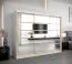 250 cm breiter Kleiderschrank mit 10 Fächern und 3 Türen | Farbe: Sonoma Eiche / Weiß Abbildung
