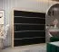 200 cm breiter Kleiderschrank mit 10 Fächern und 2 Türen | Farbe: Sonoma Eiche Abbildung